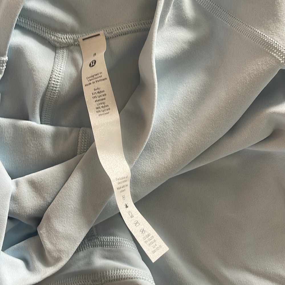 Lululemon Align HR pants 25 with pockets Powder Blue size 8 - Picture 3 of 7